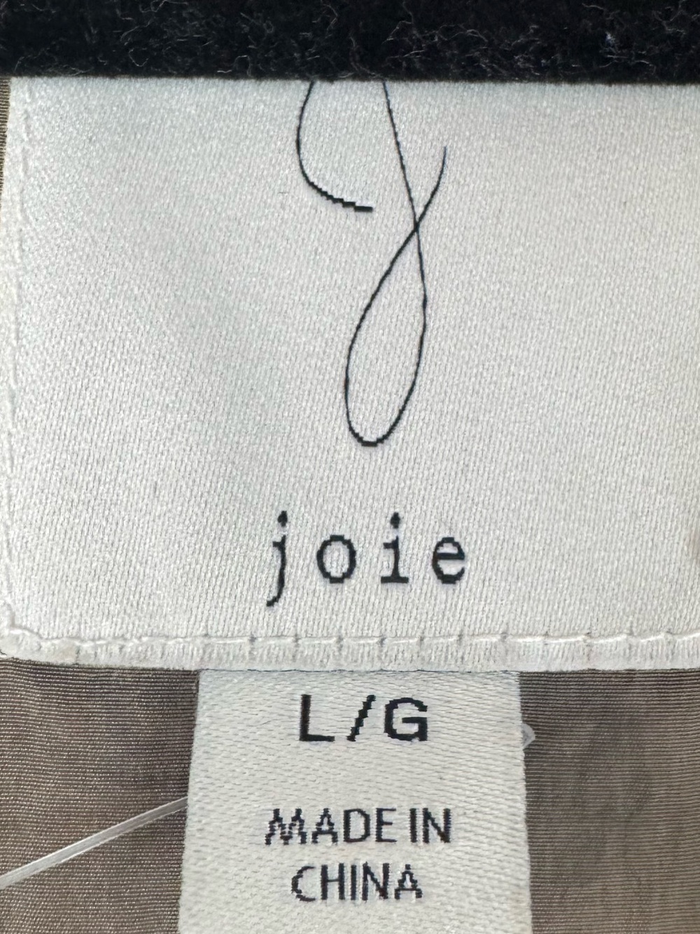JOIE Women's Large Olive Green Quilted Bomber Jacket Pockets Nylon Lg L - Picture 3 of 6